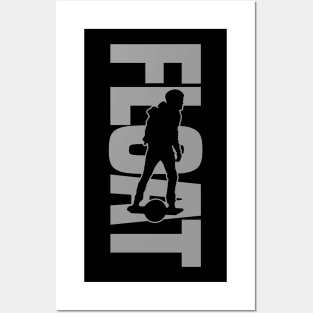 FLOAT Onewheel Rider One Wheel Posters and Art